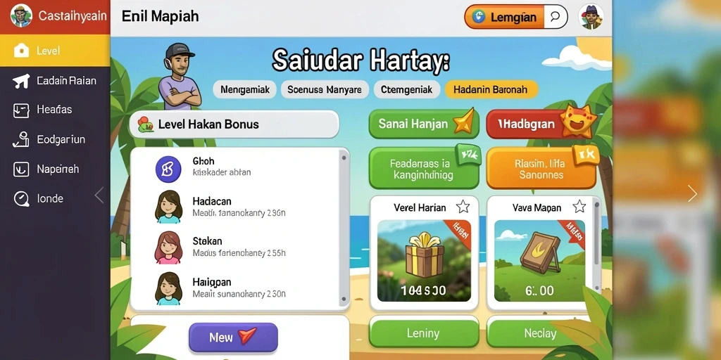 Tampilan antarmuka pengguna yang ramah dan menarik.