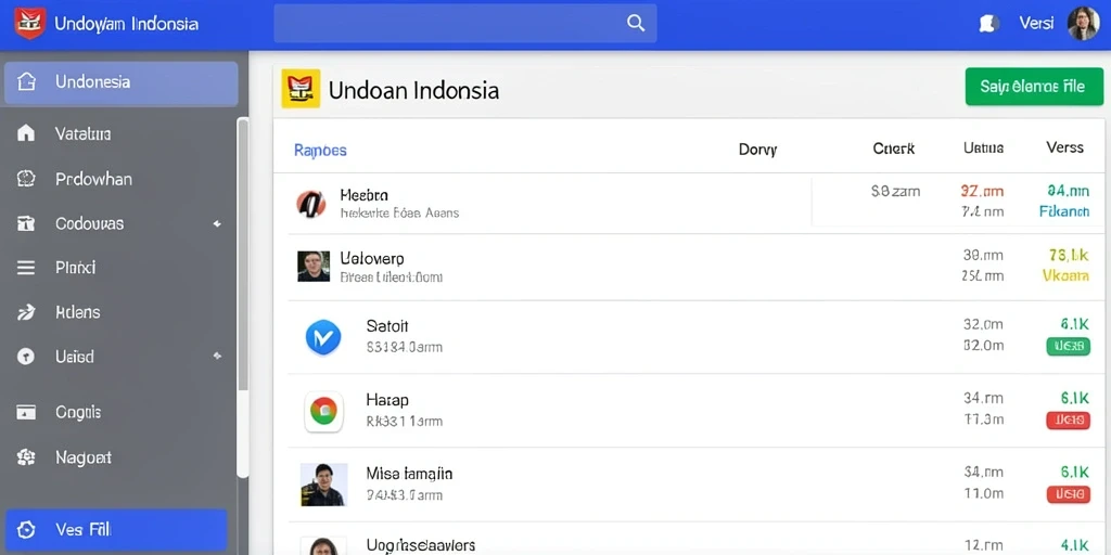 Tampilan antarmuka yang menarik dan user-friendly.