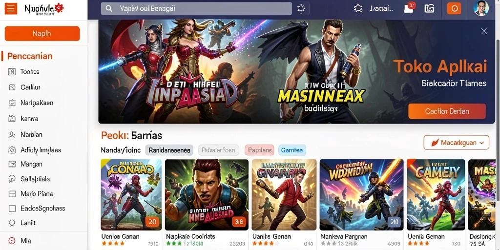 Screenshot menunjukkan misi seru di level baru.