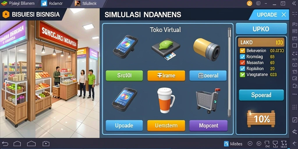 Tampilan antarmuka yang menarik dan mudah digunakan.