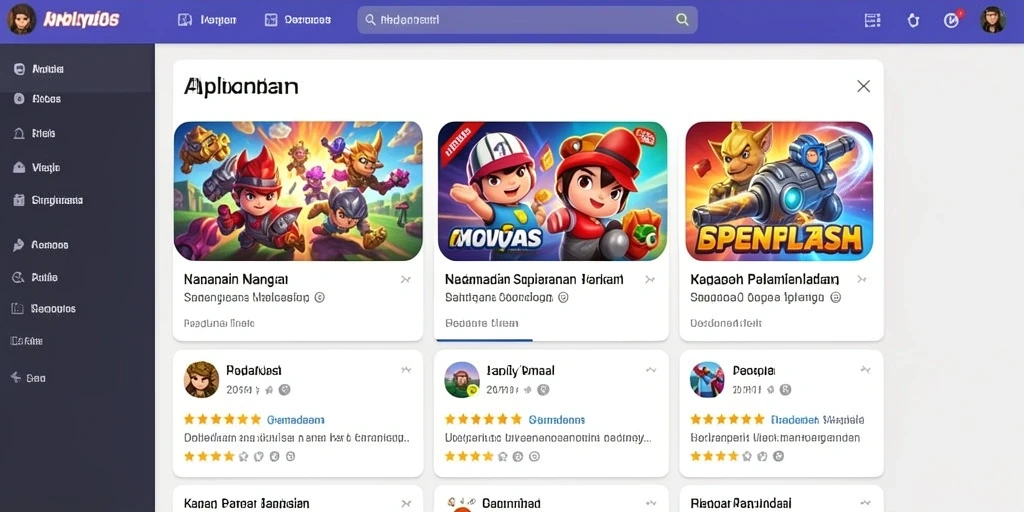 Tangkapan layar menunjukkan karakter utama beraksi di dunia yang menawan.