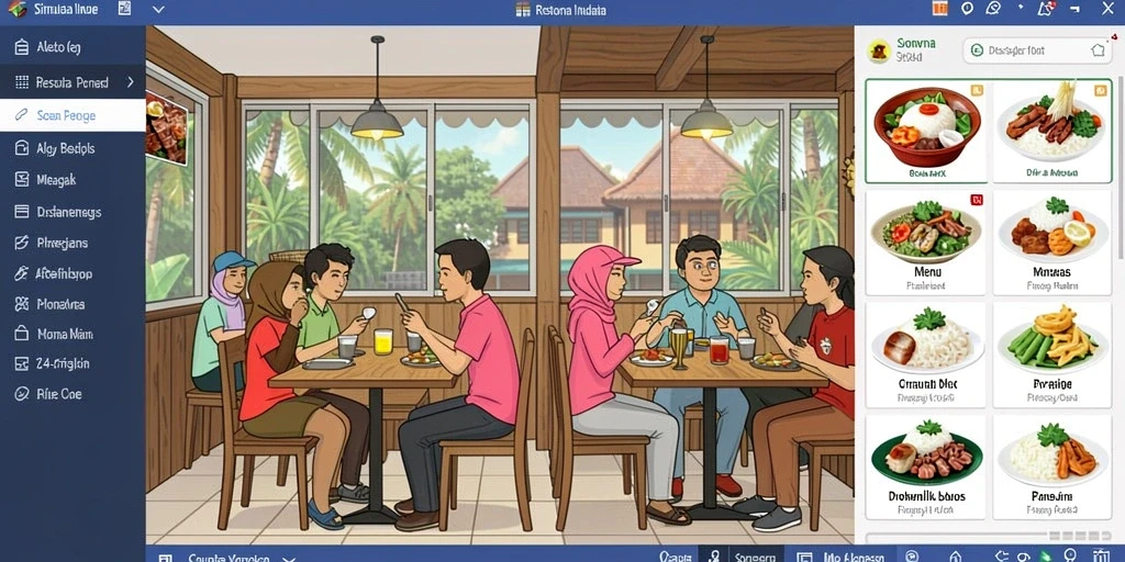 Tampilan awal yang menarik dan intuitif.