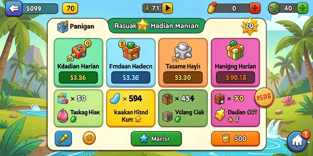 Tampilan antarmuka yang user-friendly dan menarik.