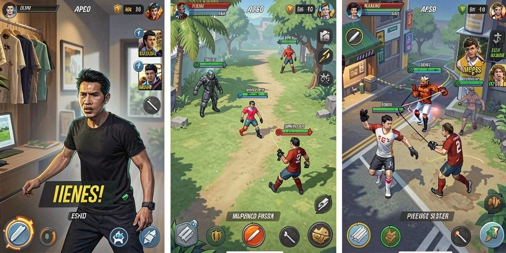 Tampilan awal game yang menarik perhatian.