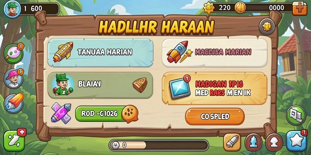 Tampilan awal yang menarik dan intuitif.