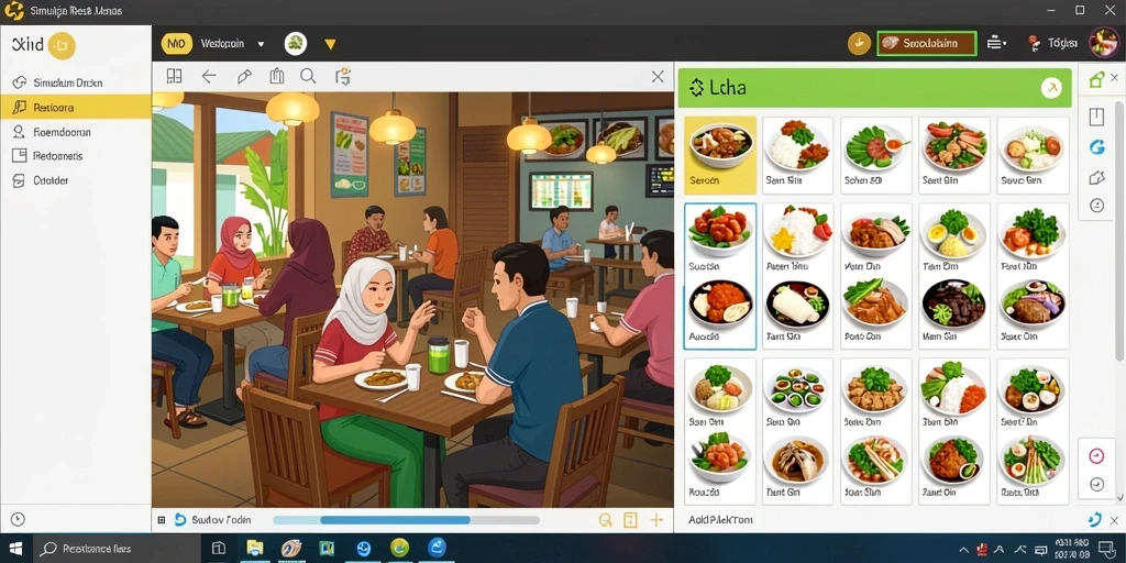Antarmuka pengguna yang intuitif dan menarik.