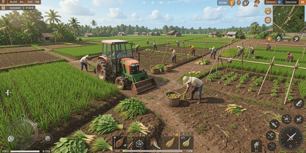 Screenshot menunjukkan tampilan antarmuka yang menarik dengan berbagai menu masakan.