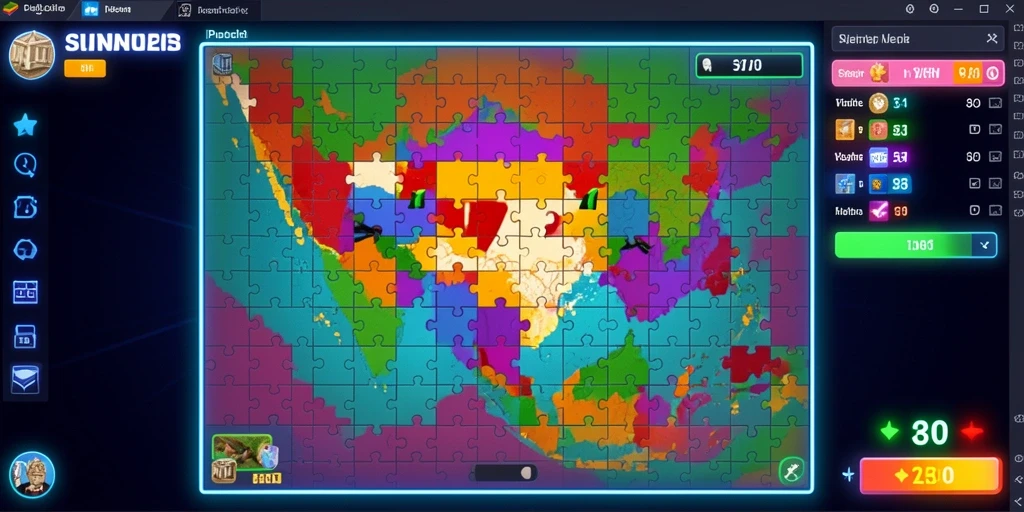 Karakter lucu dan penuh warna.