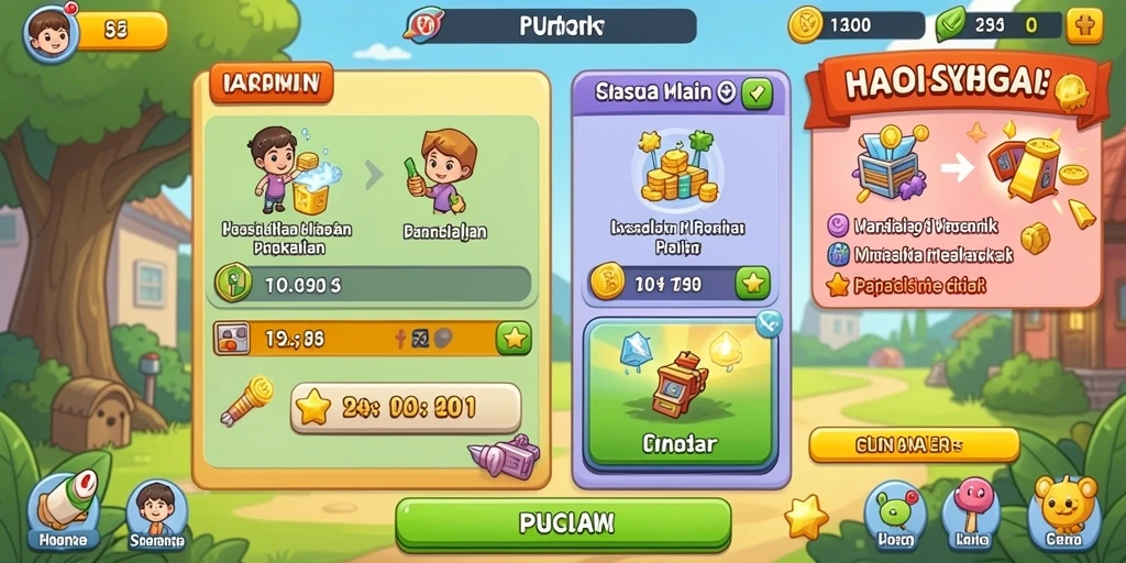 Screenshot menunjukkan antarmuka utama NANA4D yang menarik.