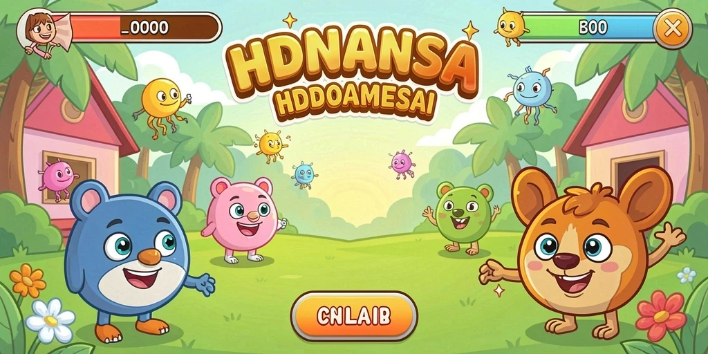 Tampilan awal permainan yang menarik.
