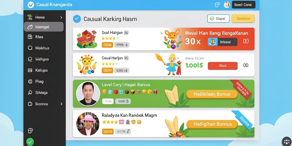 Petualangan menakjubkan di lokasi hutan.