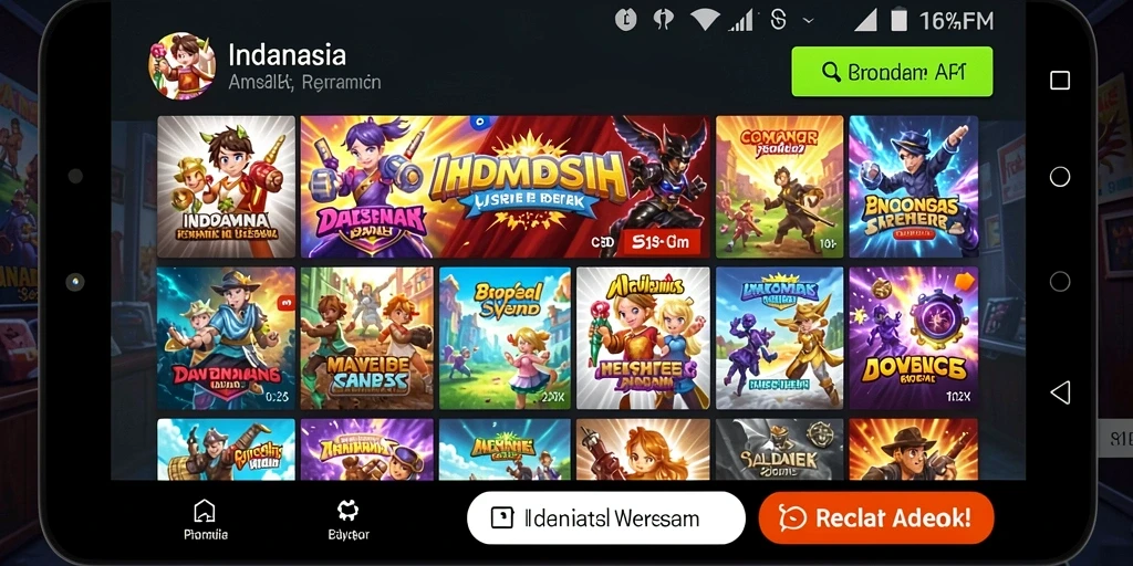Tampilan antarmuka yang bersih dan menarik.