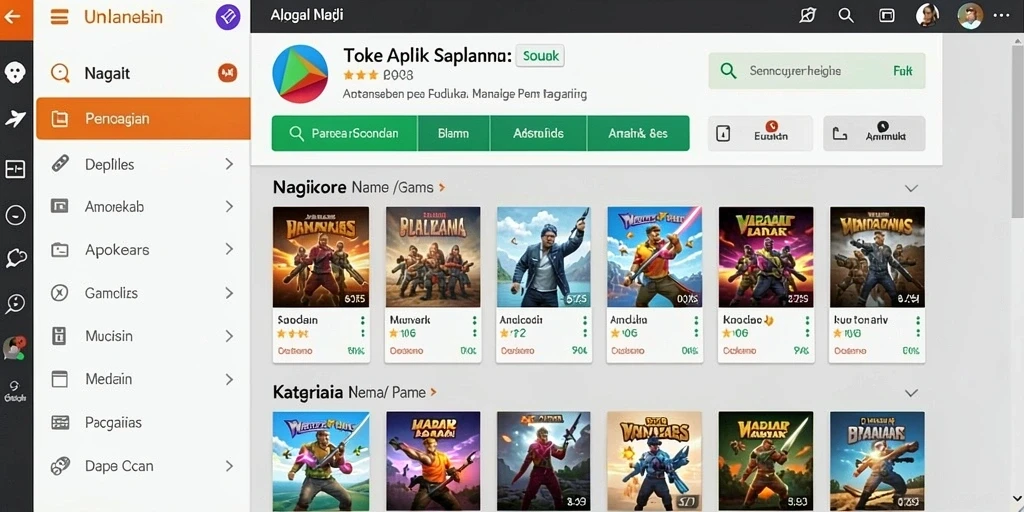 Tampilan antarmuka yang intuitif dan user-friendly.