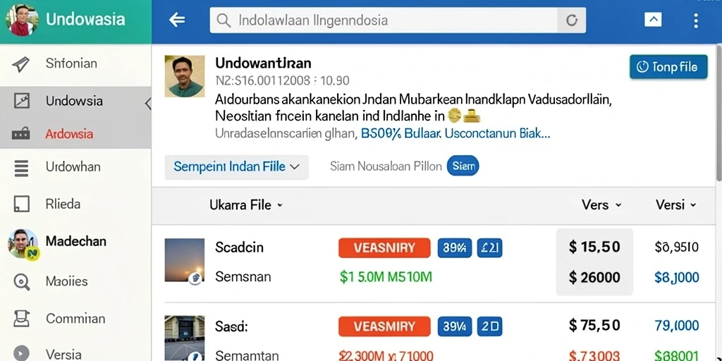 Tampilan antarmuka yang user-friendly dan atraktif.